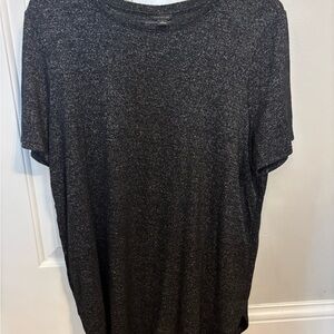 Ann Taylor Charcoal Short Sleeve Tee